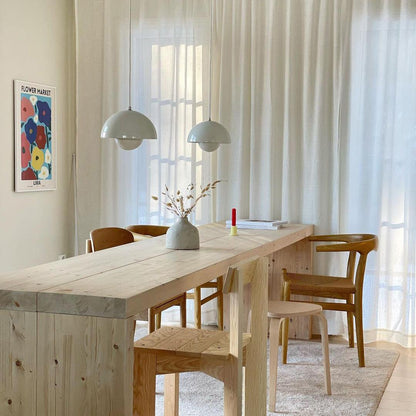Modern Dome Pendant Light | Minimalist Ceiling Lamp for Dining or Living Room