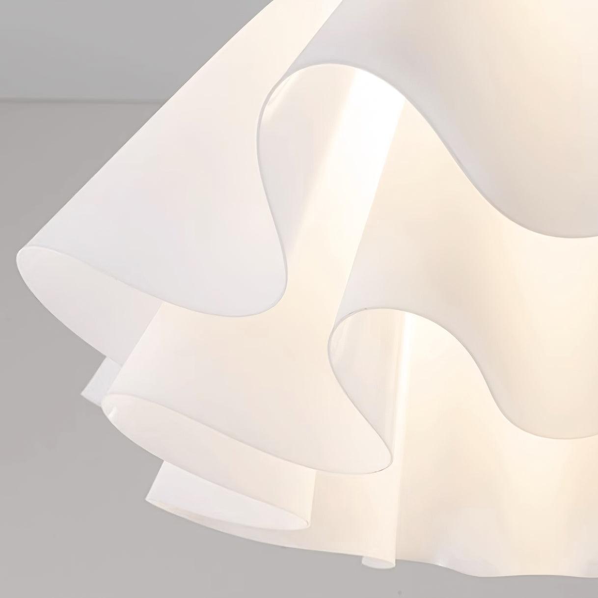 Modern Pleated Ceiling Light | Elegant Flush Mount Lamp for Bedroom or Living Room