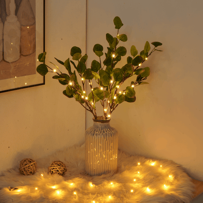 LED Olive Branch Decorative Table Lamp | Warm Fairy Lights for Home Décor