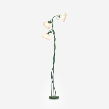 Floral Inspired Floor Lamp | Elegant Standing Light for Living Room