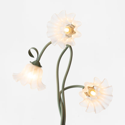 Floral Inspired Floor Lamp | Elegant Standing Light for Living Room