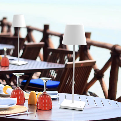 Rechargeable LED Table Lamp with Touch Control | Modern Bedside and Dining Light