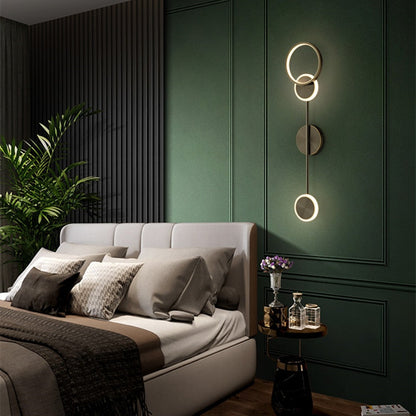 Nordic LED Wall Light Sconce | Modern Round Lamp for Bedroom and Living Room