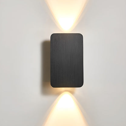 Modern Rectangle LED Wall Lamp with Up and Down Light | Indoor Wall Sconce Lighting