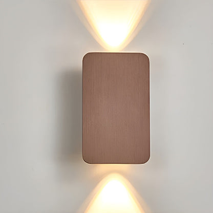 Modern Rectangle LED Wall Lamp with Up and Down Light | Indoor Wall Sconce Lighting