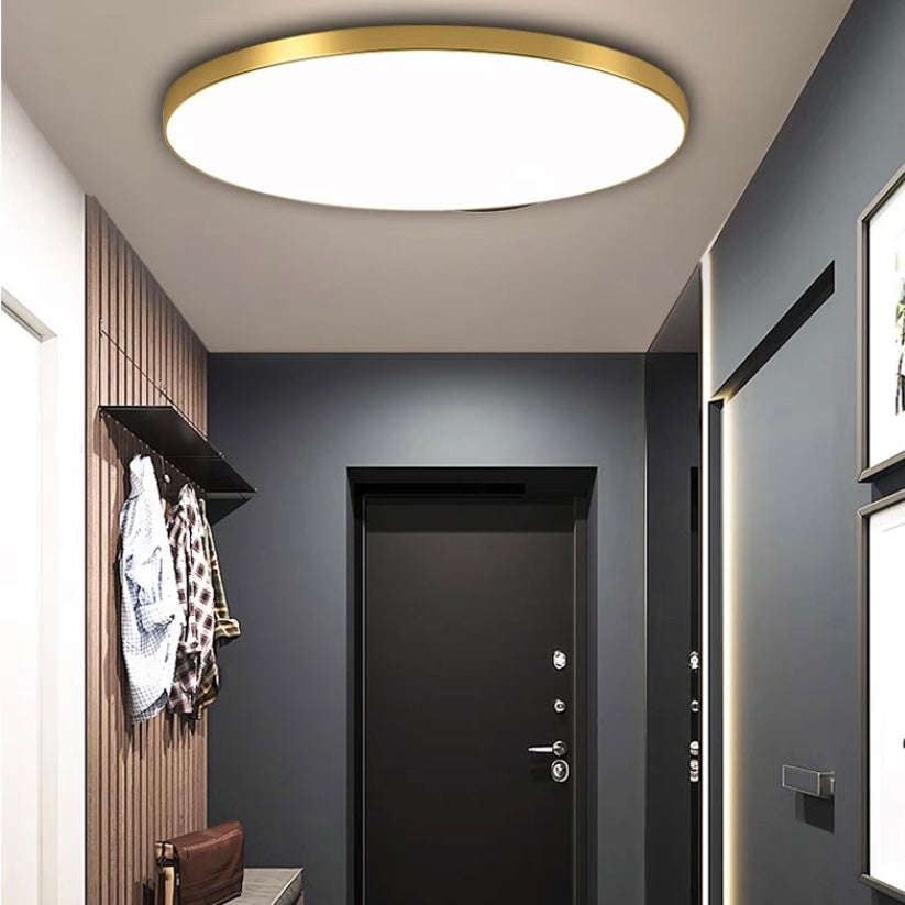 Minimalist Round LED Ceiling Light | Modern Living Room Bedroom Ceiling Lamp