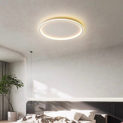 Ultra Slim Round LED Ceiling Light | Modern Minimalist Bedroom Living Room Lamp