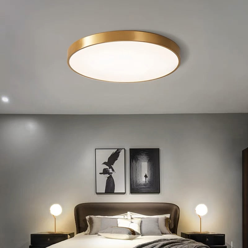 Recessed Round LED Ceiling Light | Modern Bedroom Living Room Ceiling Lamp