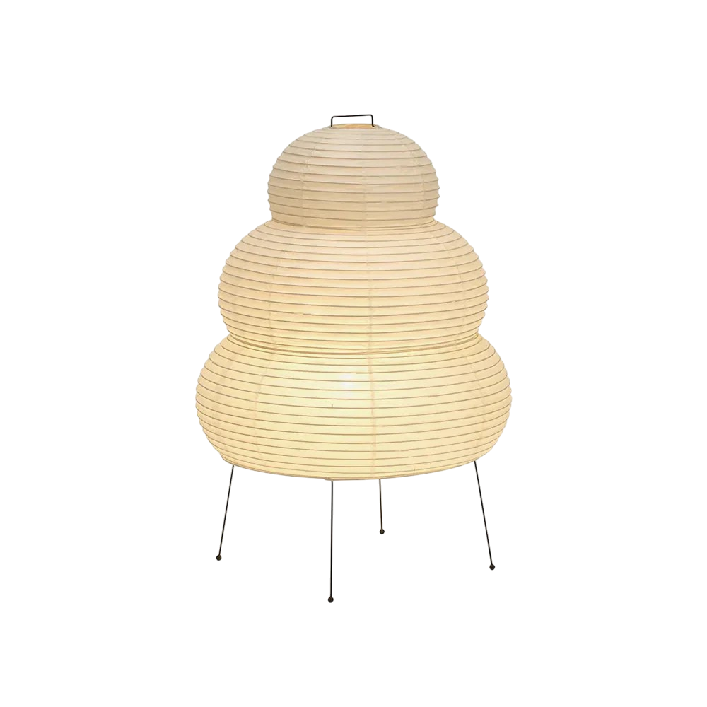 Rice Paper Floor Lamp for Living Room | Modern Standing Light