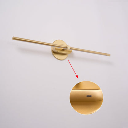 Rechargeable Linear Wall Lamp | Minimalist LED Light for Art or Living Spaces