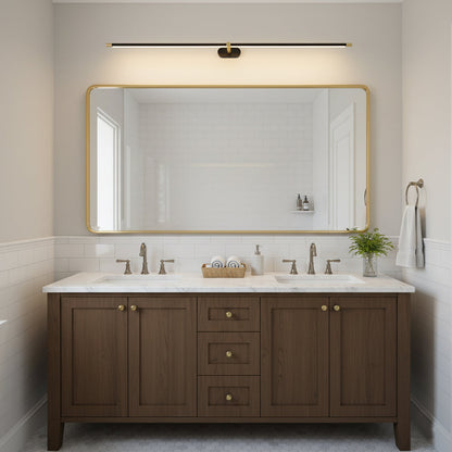 Rechargeable Linear Wall Lamp | Minimalist LED Light for Art or Living Spaces