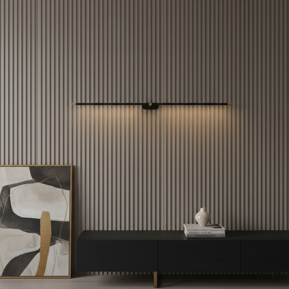 Rechargeable Linear Wall Lamp | Minimalist LED Light for Art or Living Spaces