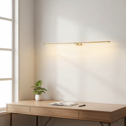 Rechargeable Linear Wall Lamp | Minimalist LED Light for Art or Living Spaces
