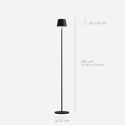 Rechargeable LED Floor Lamp | Adjustable Height Modern Standing Light