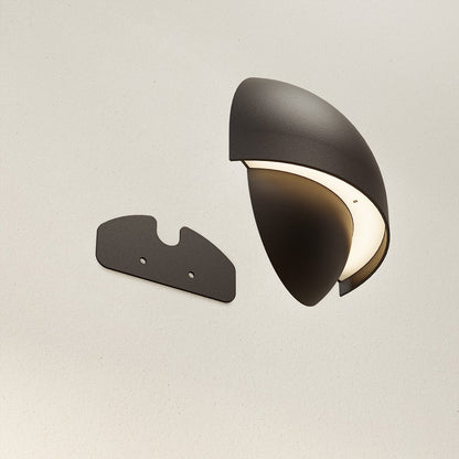 Round LED Wall Light Sconce | Modern Indoor Outdoor Bedroom Living Room Lamp
