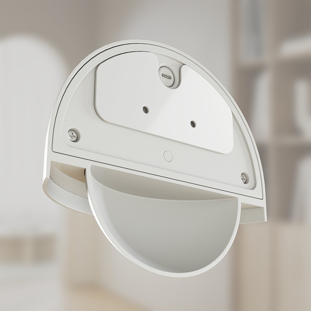 Round LED Wall Light Sconce | Modern Indoor Outdoor Bedroom Living Room Lamp