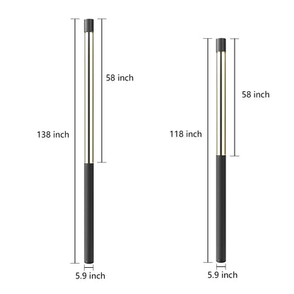 Outdoor LED Bollard Wall Lamp for Garden and Pathway | Modern Waterproof Post Light