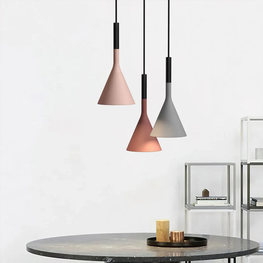 Modern Industrial Cement Pendant Ceiling Light | Stylish Hanging Lamp for Dining