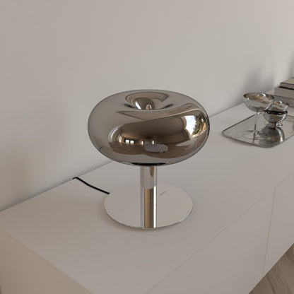 Retro Mushroom LED Table Lamp with Touch Dimmer | Modern Bedside and Desk Light