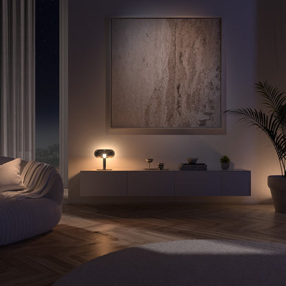 Retro Mushroom LED Table Lamp with Touch Dimmer | Modern Bedside and Desk Light