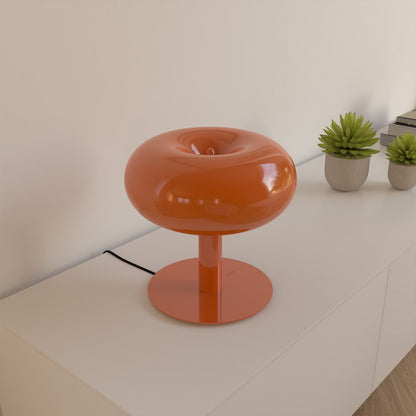 Retro Mushroom LED Table Lamp with Touch Dimmer | Modern Bedside and Desk Light