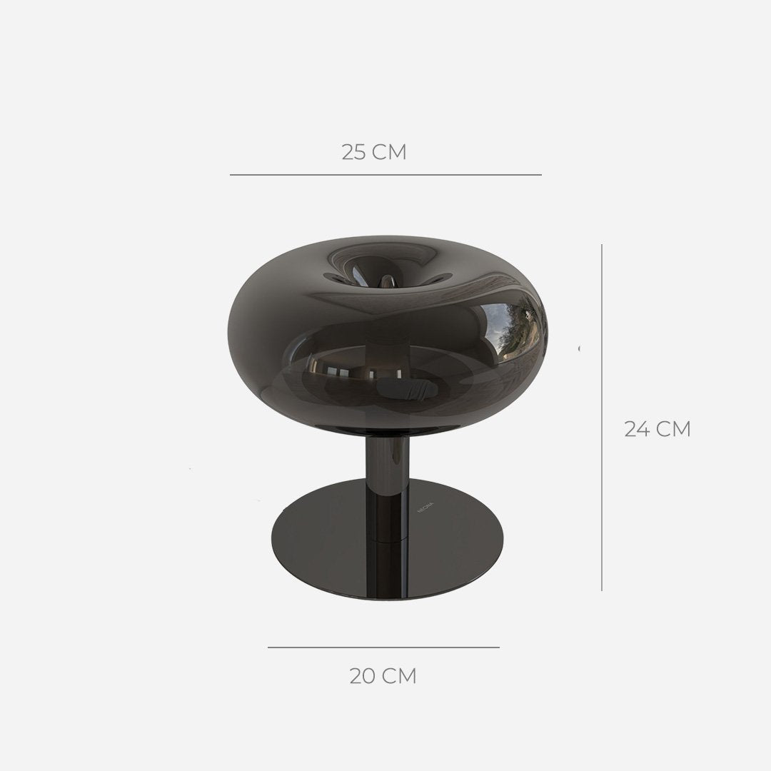 Retro Mushroom LED Table Lamp with Touch Dimmer | Modern Bedside and Desk Light