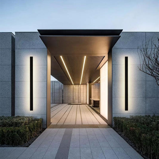 Outdoor LED Wall Sconce for Porch and Entryway | Modern Waterproof Wall Light