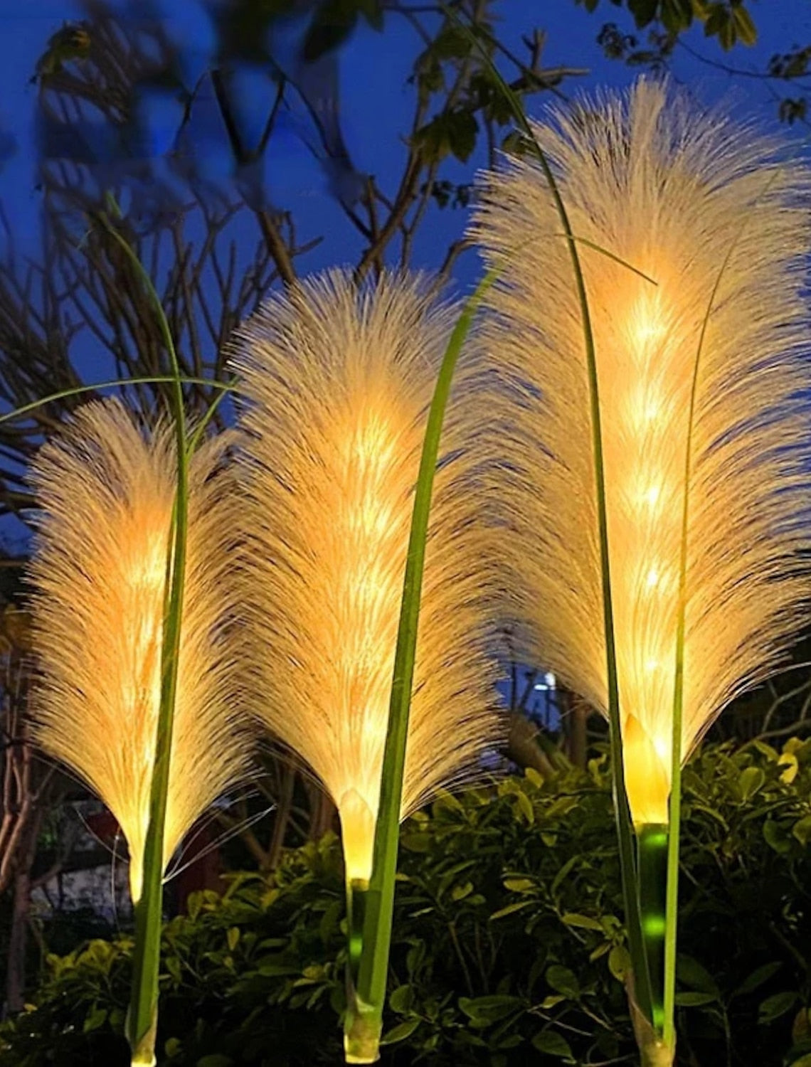 Outdoor rattan lamp