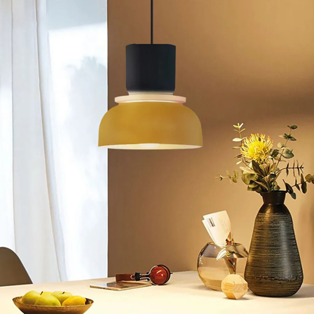 Modern Nordic Pendant Ceiling Light in Colour Block Design | Stylish Ceiling Lamp