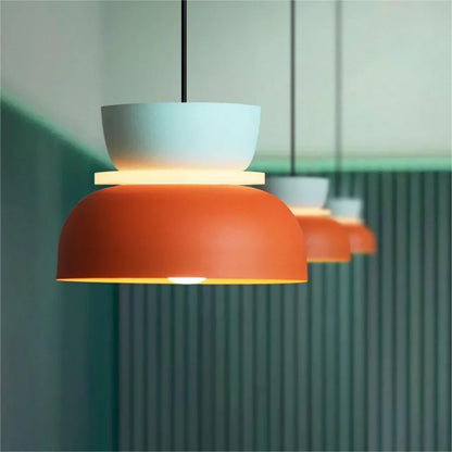 Modern Nordic Pendant Ceiling Light in Colour Block Design | Stylish Ceiling Lamp