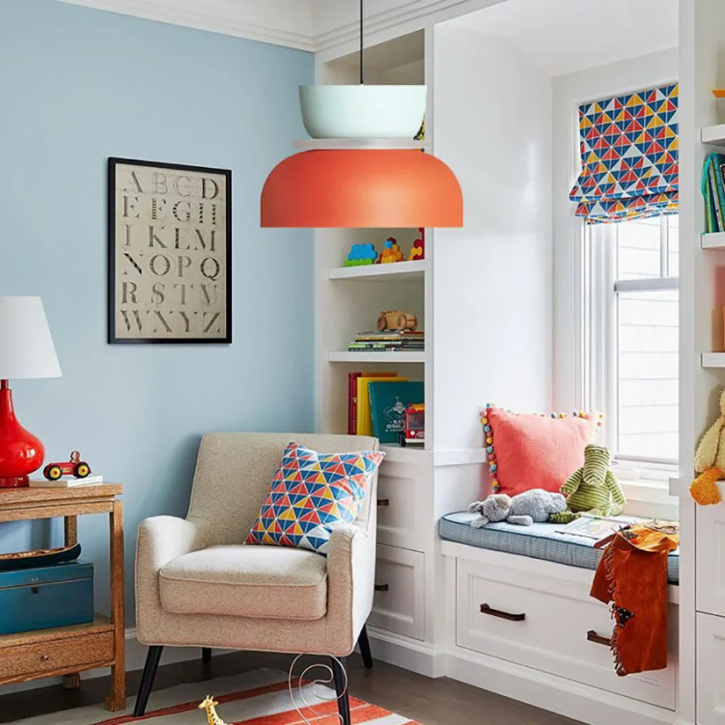 Modern Nordic Pendant Ceiling Light in Colour Block Design | Stylish Ceiling Lamp