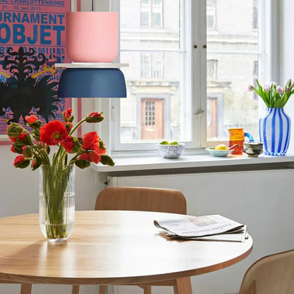 Modern Nordic Pendant Ceiling Light in Colour Block Design | Stylish Ceiling Lamp