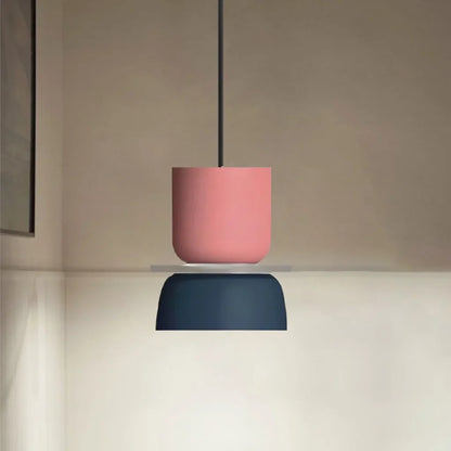 Modern Nordic Pendant Ceiling Light in Colour Block Design | Stylish Ceiling Lamp