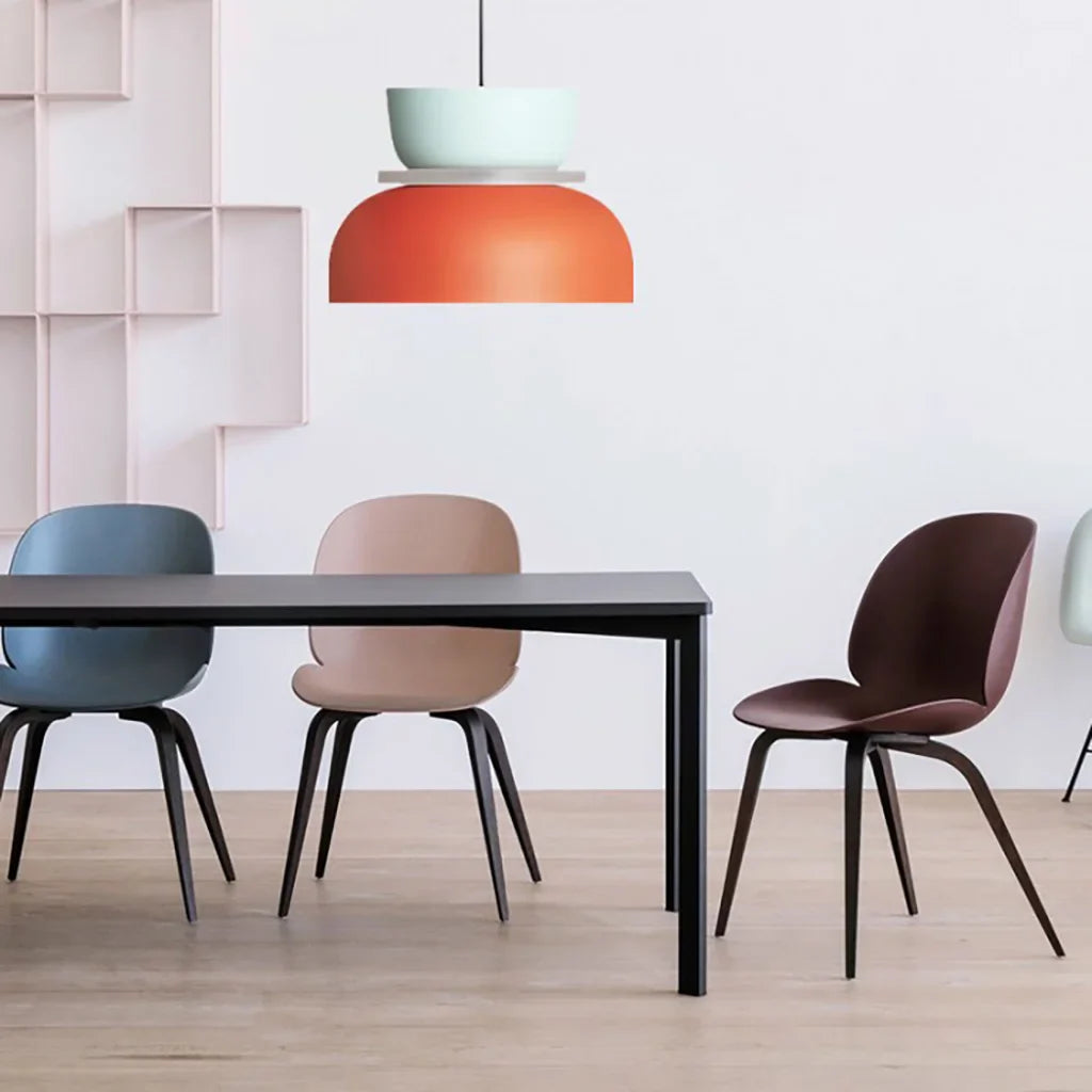 Modern Nordic Pendant Ceiling Light in Colour Block Design | Stylish Ceiling Lamp
