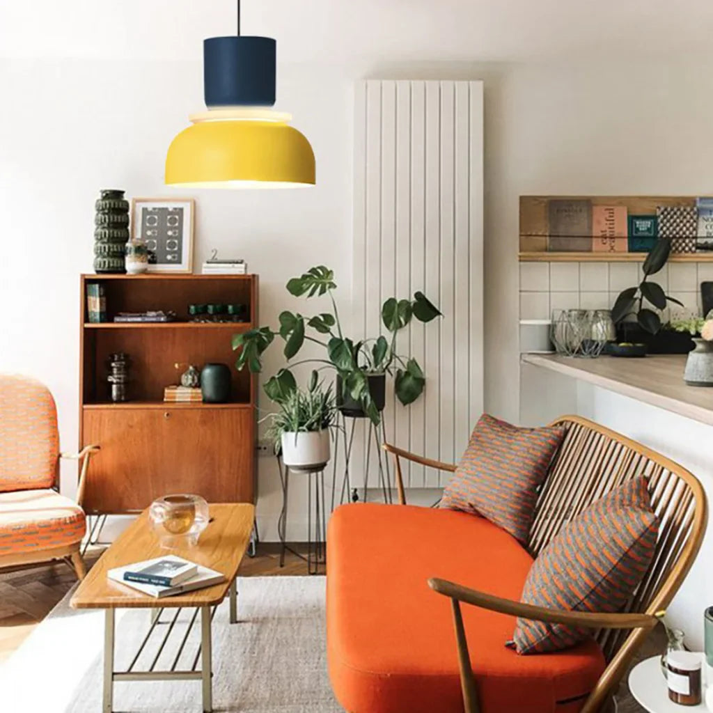 Modern Nordic Pendant Ceiling Light in Colour Block Design | Stylish Ceiling Lamp
