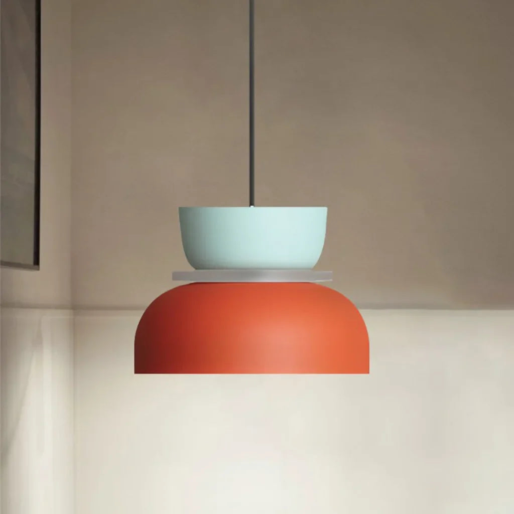 Modern Nordic Pendant Ceiling Light in Colour Block Design | Stylish Ceiling Lamp