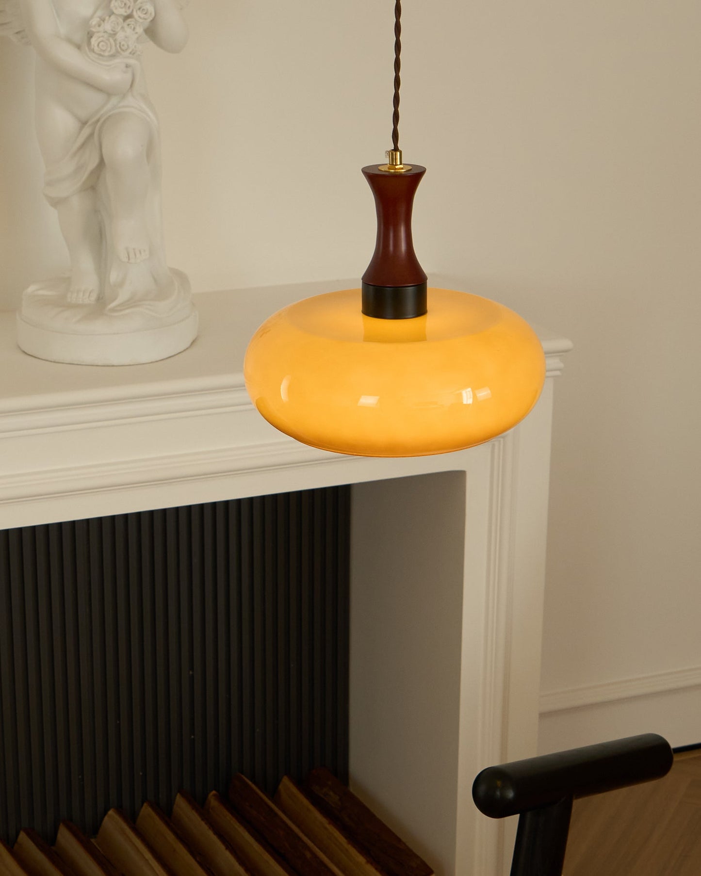 Antique Glass Pendant Light | Vintage Ceiling Lamp for Modern Interiors