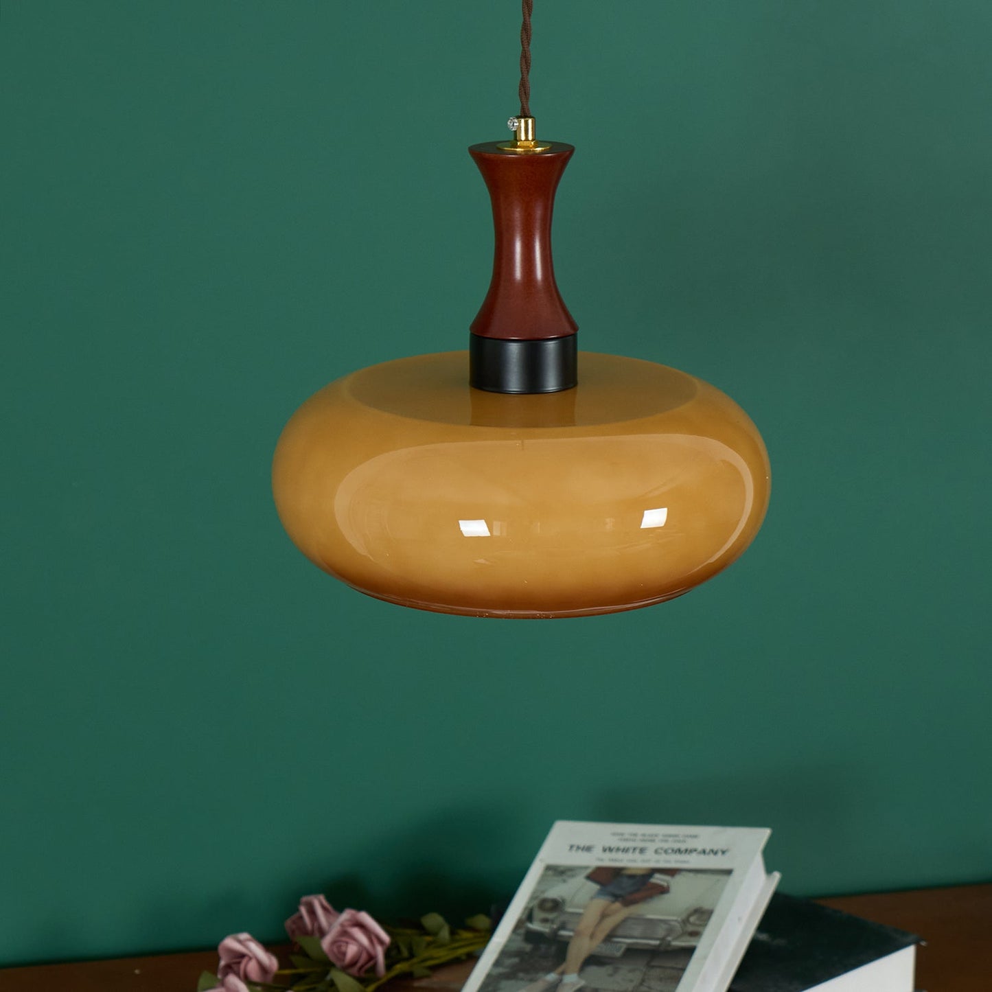 Antique Glass Pendant Light | Vintage Ceiling Lamp for Modern Interiors