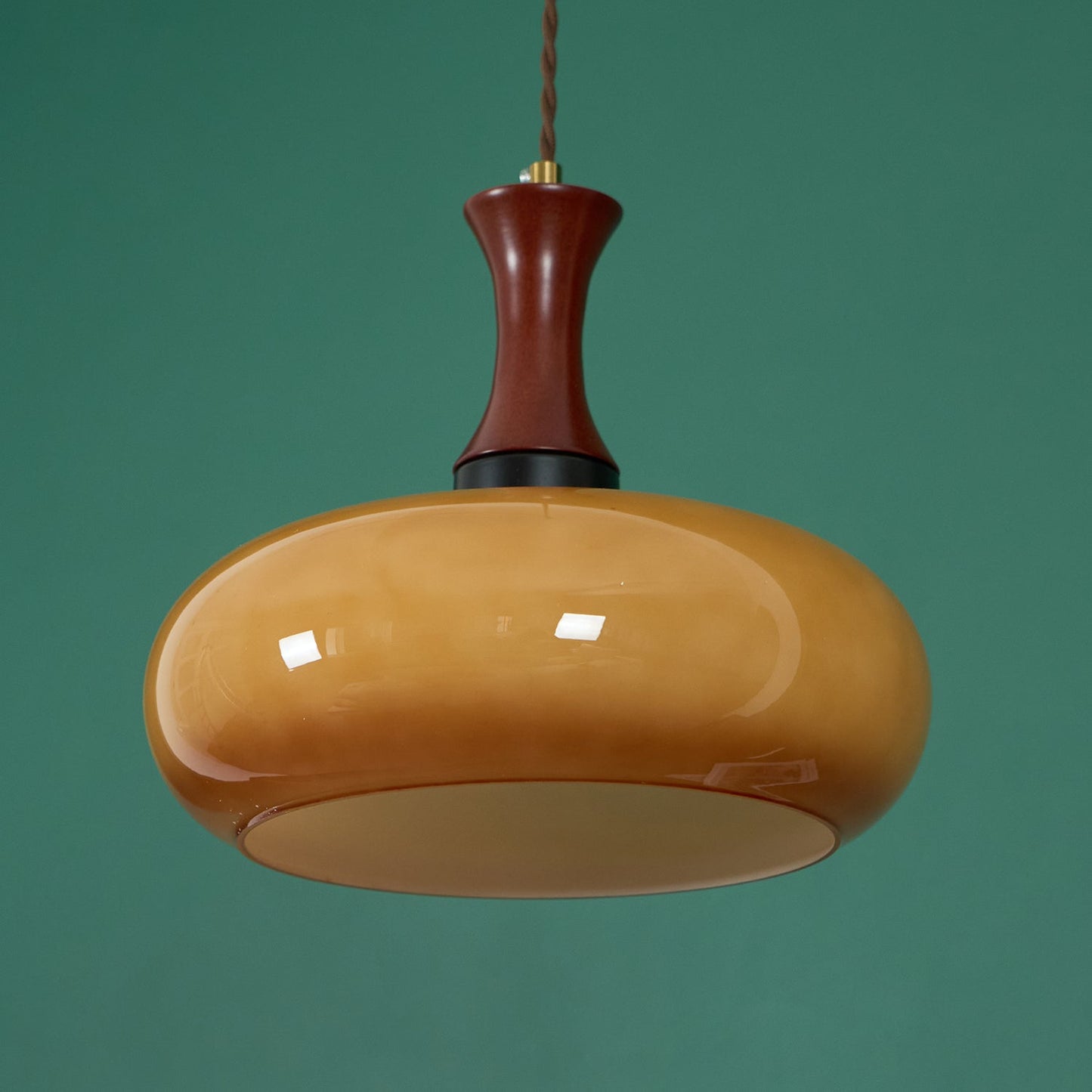 Antique Glass Pendant Light | Vintage Ceiling Lamp for Modern Interiors