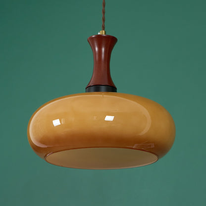 Antique Glass Pendant Light | Vintage Ceiling Lamp for Modern Interiors