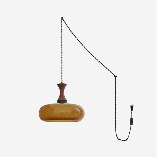 Antique Glass Pendant Light | Vintage Ceiling Lamp for Modern Interiors