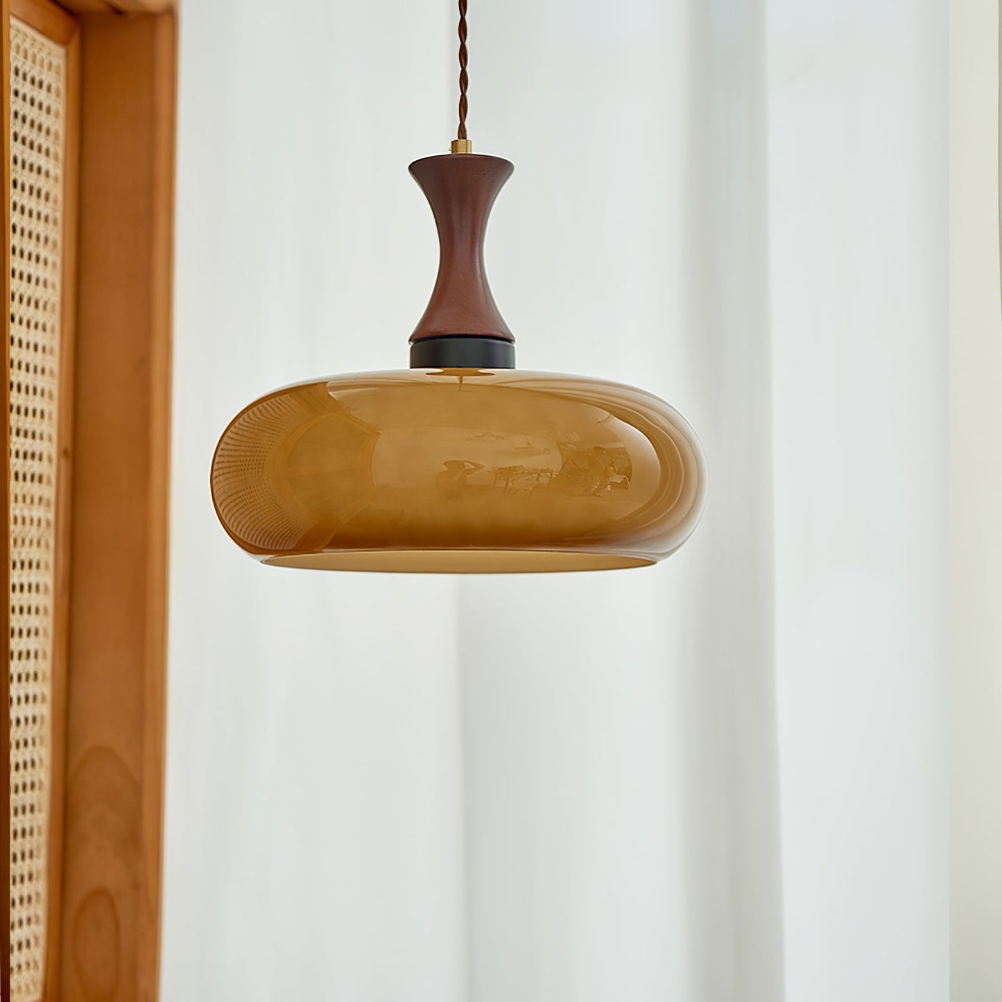 Antique Glass Pendant Light | Vintage Ceiling Lamp for Modern Interiors
