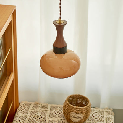Antique Glass Pendant Light | Vintage Ceiling Lamp for Modern Interiors