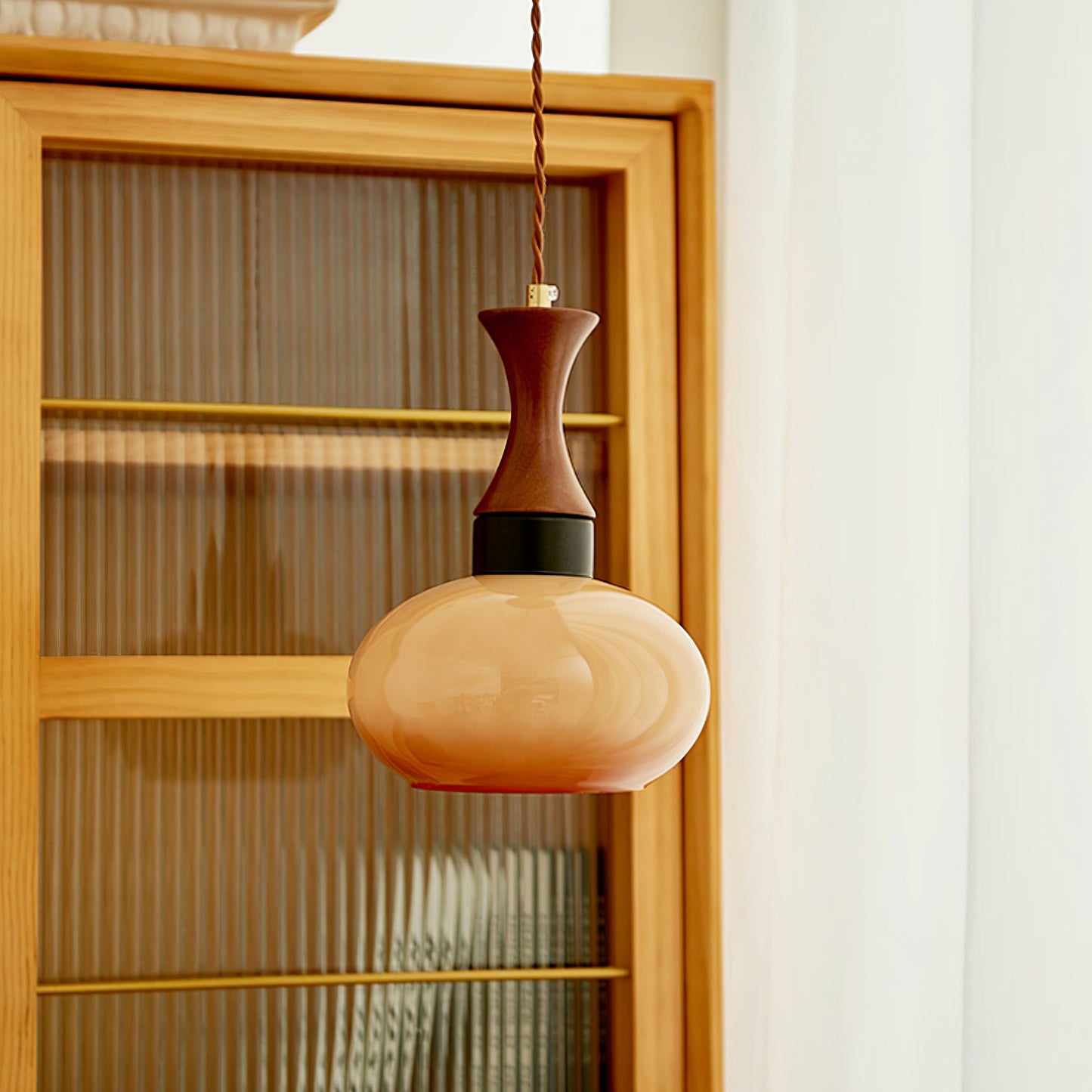 Antique Glass Pendant Light | Vintage Ceiling Lamp for Modern Interiors