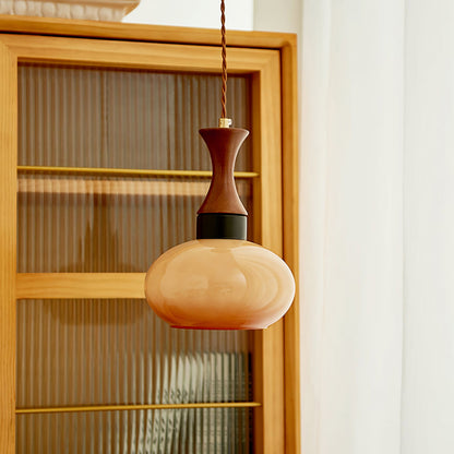 Antique Glass Pendant Light | Vintage Ceiling Lamp for Modern Interiors