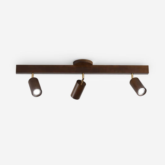 Wooden Track Ceiling Light | Modern LED Spotlight for Living Room or Hallway