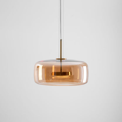 Smoked Glass Pendant Ceiling Lamp | Modern Hanging Light for Dining and Kitchen