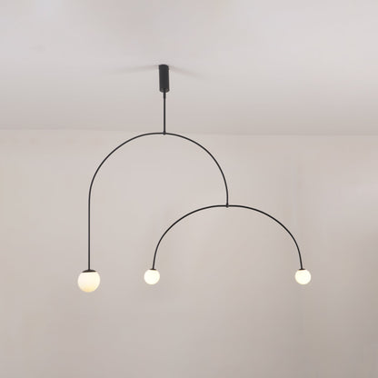 Minimalist Ceiling Lamp Chandelier | Modern LED Light for Living and Dining Room