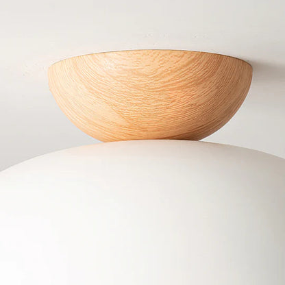 Modern Semi Flush Mount Ceiling Light for Living Room | Minimalist LED Ceiling Lamp