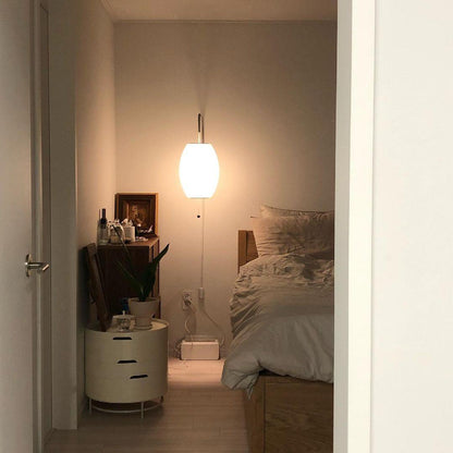 Modern Wall Lamp Sconce with Pull Cord | Adjustable Wall Light for Bedroom